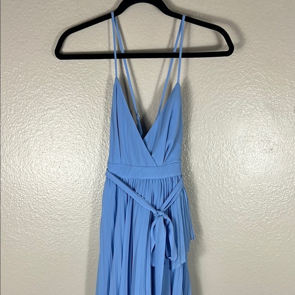 Michael Costello x Revolve Ale Gown in Light Blue - Picture 5 of 11